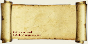 Jefimija Todorović vizit kartica